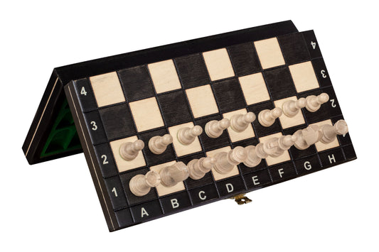 Scacchi Magnetici in Legno - Nero