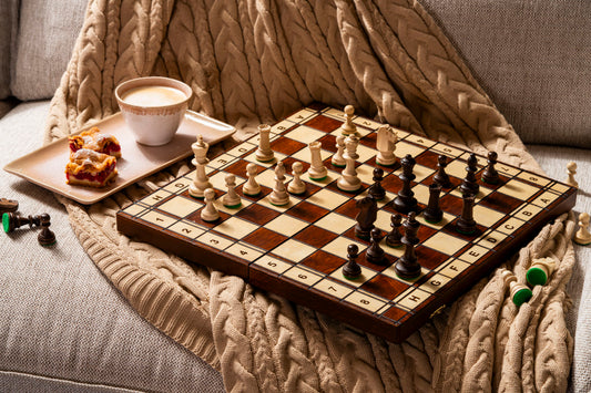 Set di Scacchi in Legno "Jupiter" n.4 (42x42cm)