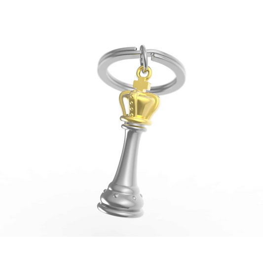 Elegante ciondolo a scacchi Meta[l]morphose - Re